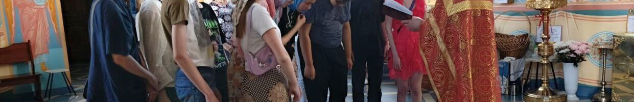 В храме был совершен молебен для учащихся перед экзаменами